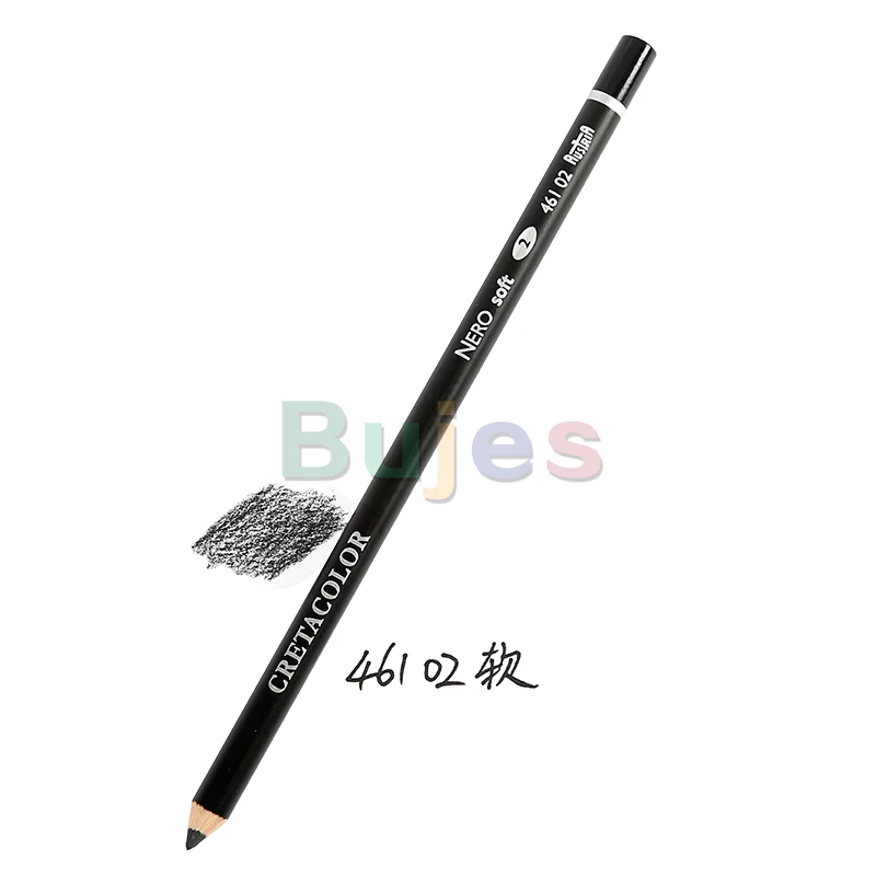 Original Cretacolor Oil based carbon pen Bright black Oily water-proof carbon pen sketch painting  soft medium hard Art supplies