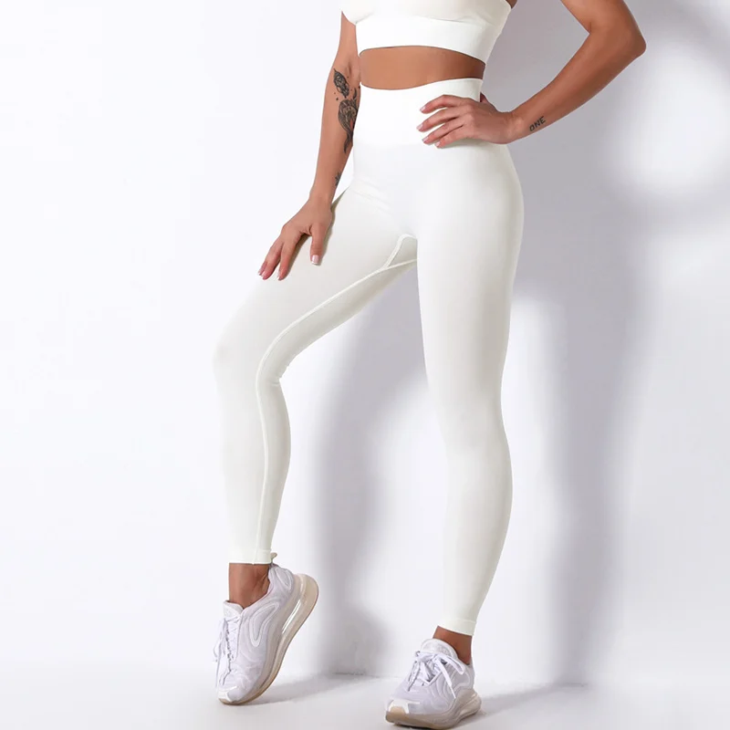 Woman Gym Leggings Women High Waist Seamless Tights Push-up White Sport Pants Workout Leggings Women\'s Clothes Leggins Sport