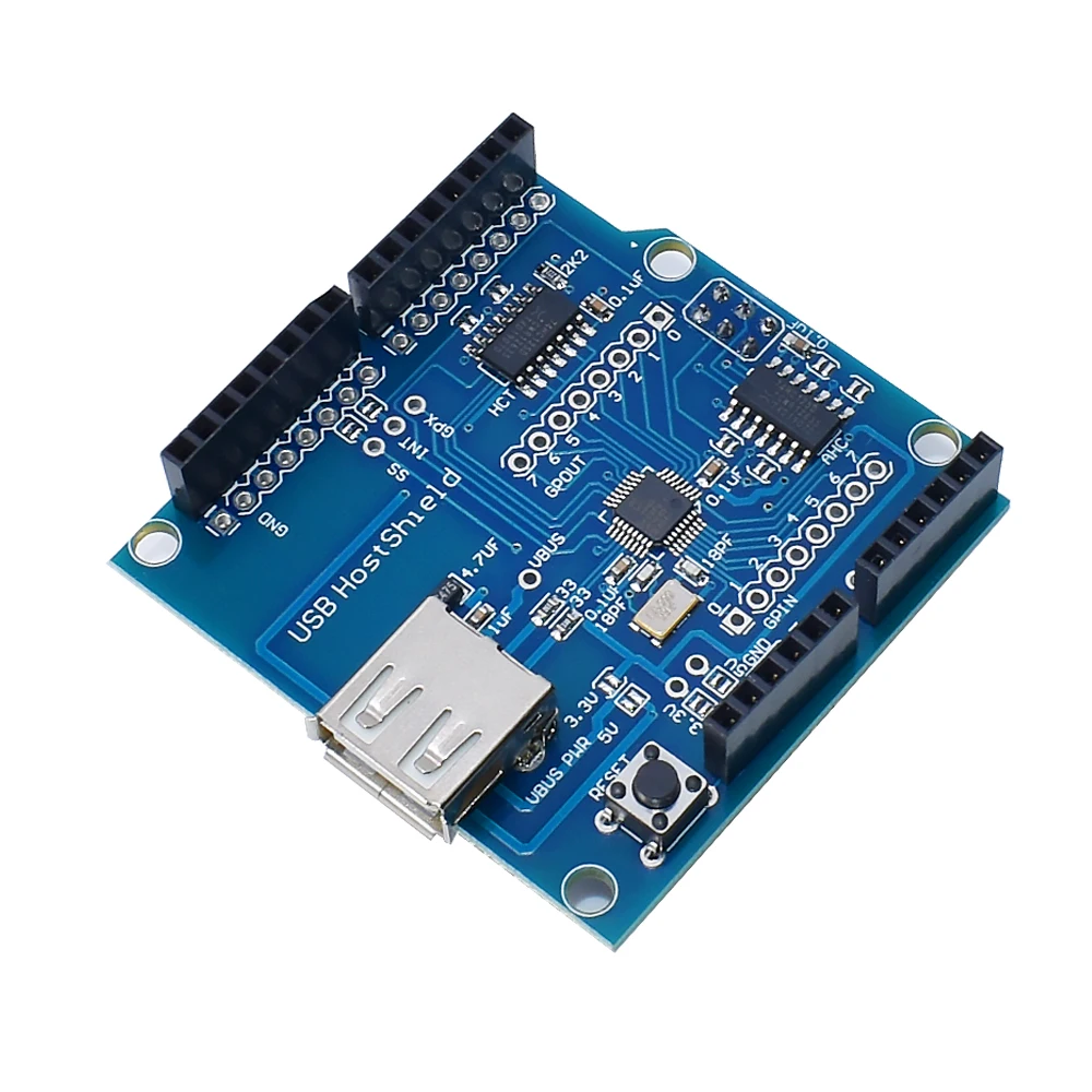 WAVGAT USB Host Shield 2.0 compatible with arduino for Android ADK support For UNO MEGA image 2