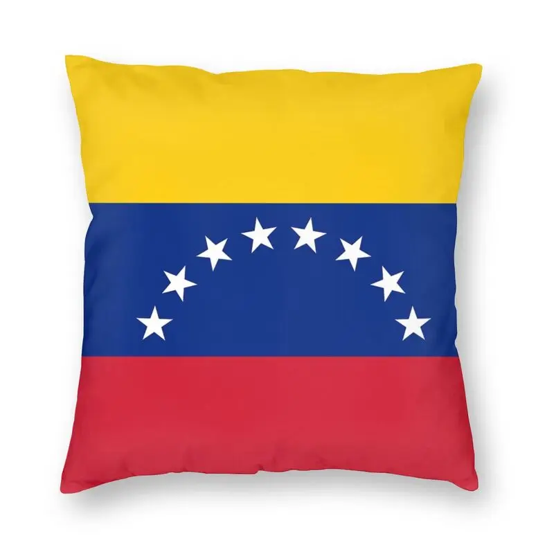 

Cool Venezuela Flag Square Throw Pillow Case Home Decor 3D Double-sided Printed Cushion Cover for Living Room