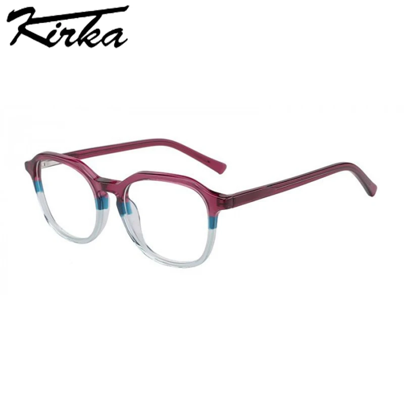 Kirka Kids Myopia Glasses Anti-blue Computer Glasses Optical Prescription Eyeglasses For Boys Girls Gradien Color Glasses WK2006