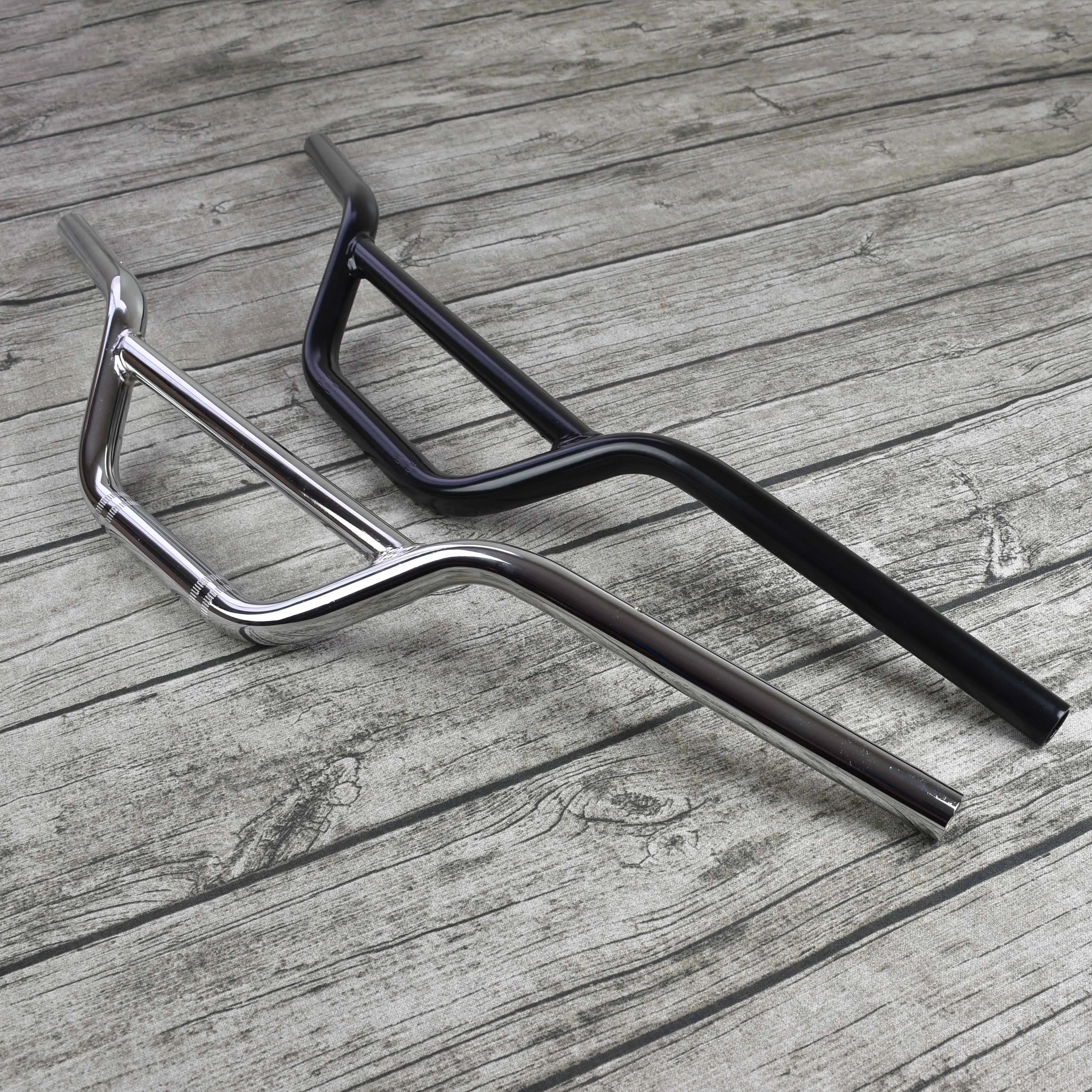 Vintage Motorcycle 22mm Handlebar Tracker Reinforced Crossbar Dirt Pit Bike Scrambler Cafe Racer Retro Motorbike Handle Bars