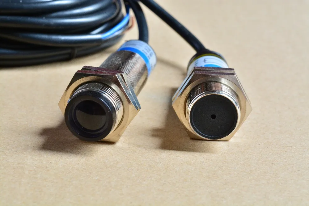 

1pair M12 laser photoelectric sensor optoelectronic switch NPN or PNP DC10-30V detection distance 0 -10 meters