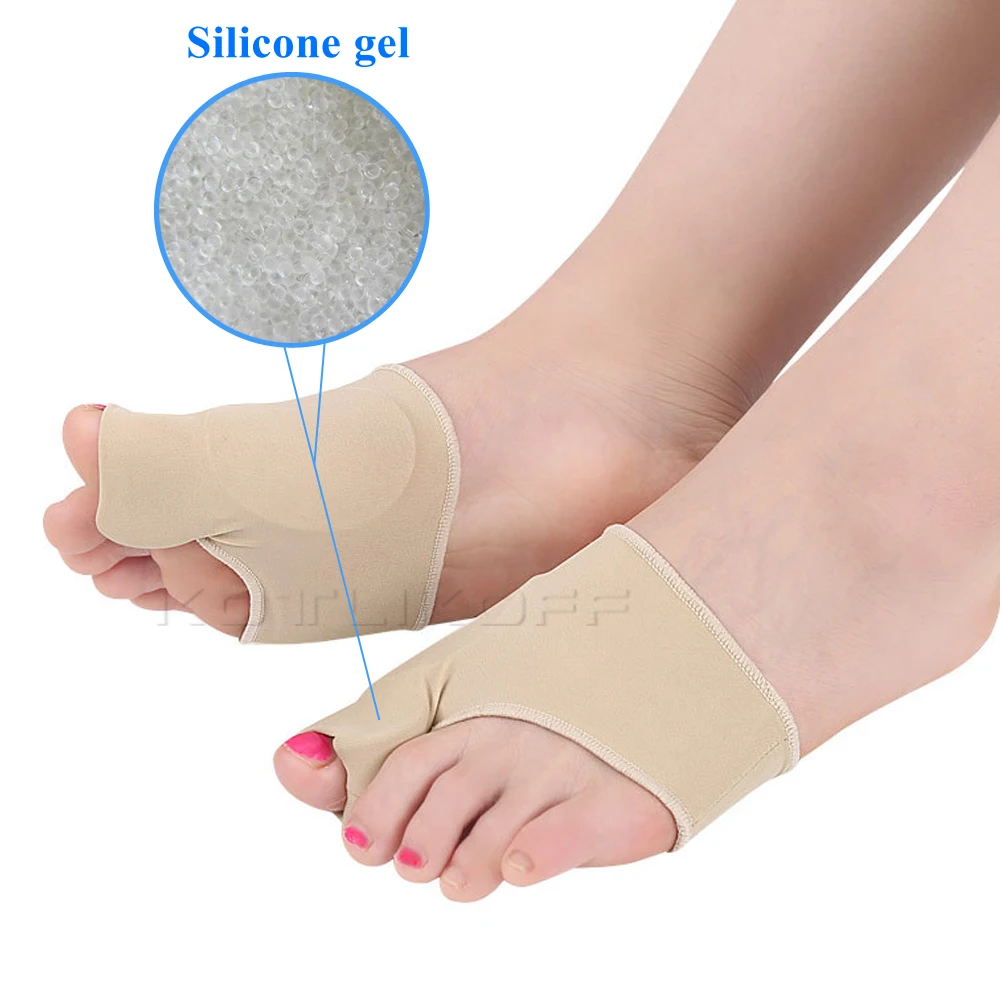 KOTLIKOFF Toe Separator Hallux Valgus Bunion Corrector Orthotics Insoles Feet Bone Thumb Adjuster Correction Big Toe Bone Sock