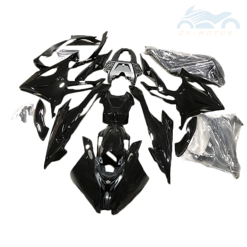 Free Custom Injection fairing kit For BMW S1000RR S1000 RR s1000rr 2019 2020 2021 Glossy Black Premium Fairings 19 20 21 QA45