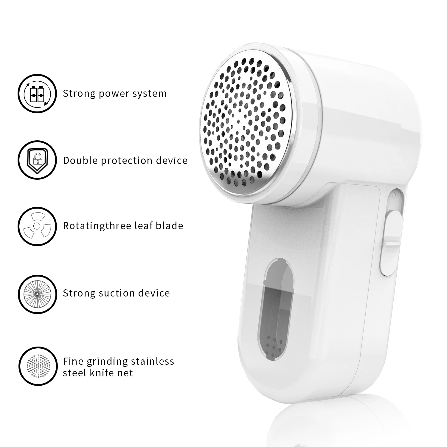 Fabric Shaver Electric Portable Clothes Hair Ball Trimmer With Six Blades For Efficient Hair Ball Removal With Usb Charging