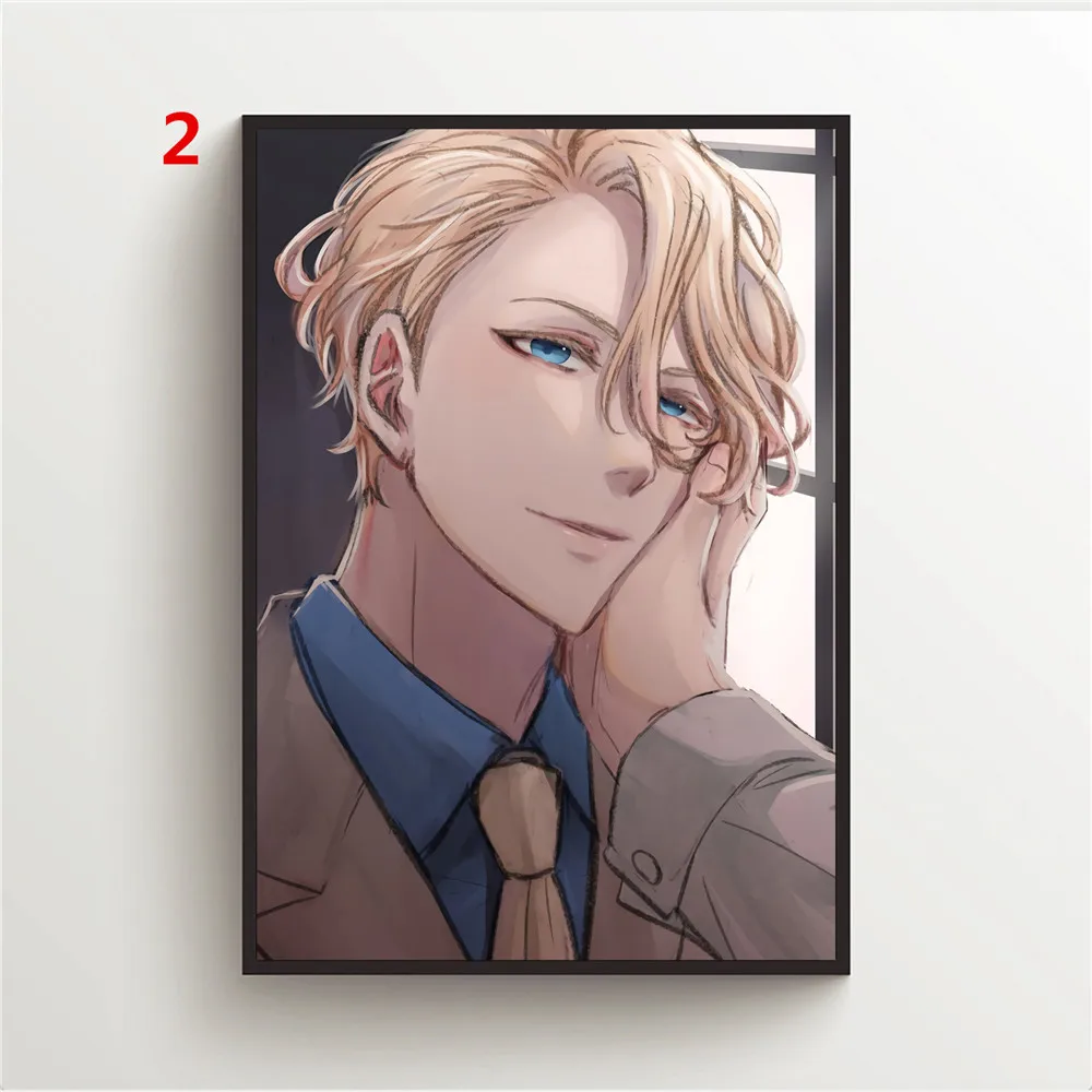 WTQ Canvas Painting Anime Posters The Case Files of Jewelry Richard Retro Poster Decor Wall Art Picture Room Decor Home Decor