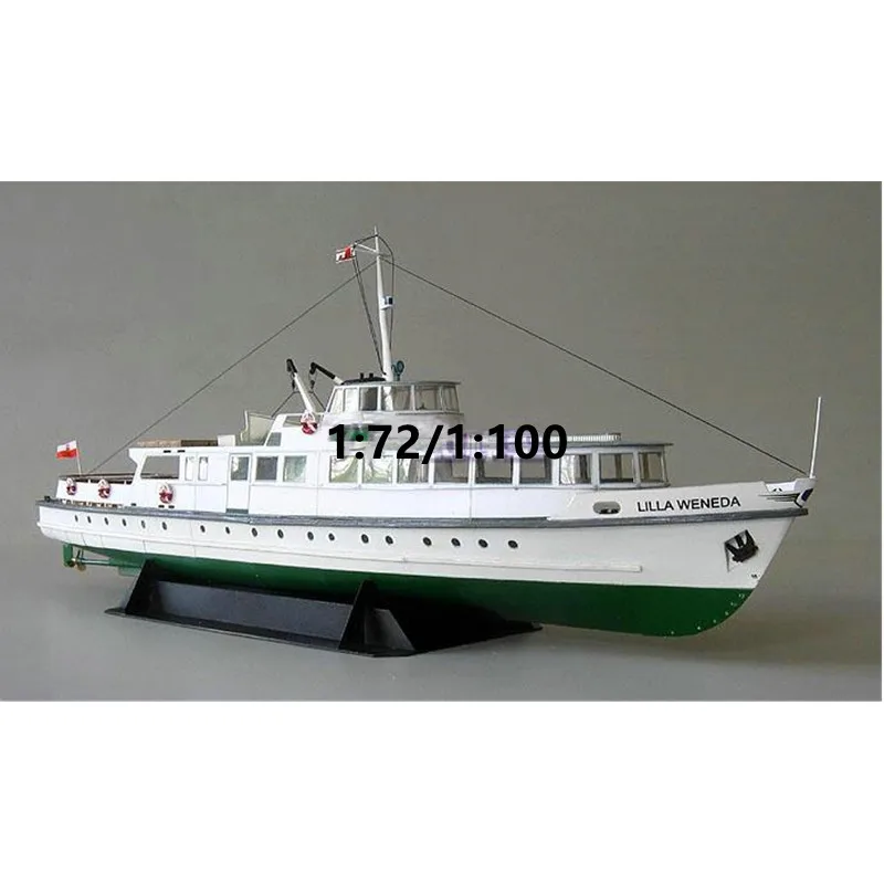 

1:72/1:100 Scale Handmade Steamship Model Train Sand Table Model