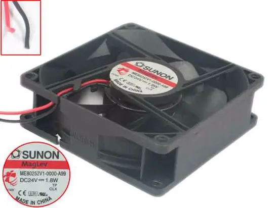 

SUNON ME80252V1-0000-A99 DC 24V 1.8W 80x80x25mm Server Cooling Fan