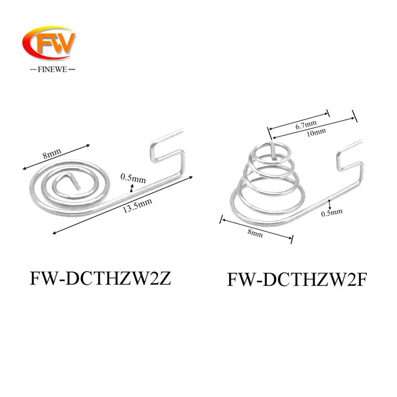 FINEWE 5 pair/lot battery contact spring positive and negative spring FW-DCTHZW2ZF