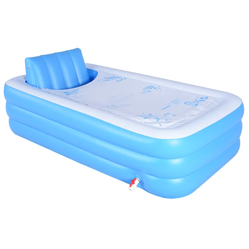 Oversized Portable Inflatable Bathtub Thickened Folding Bathing Sweat Steaming And Medicinal Bath