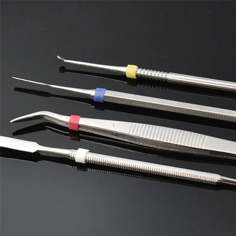 100 Pcs Multi-Color Autoclavable Dental Universal Silicone Instrument Color Code Ring Colorful Rings for Handpiece