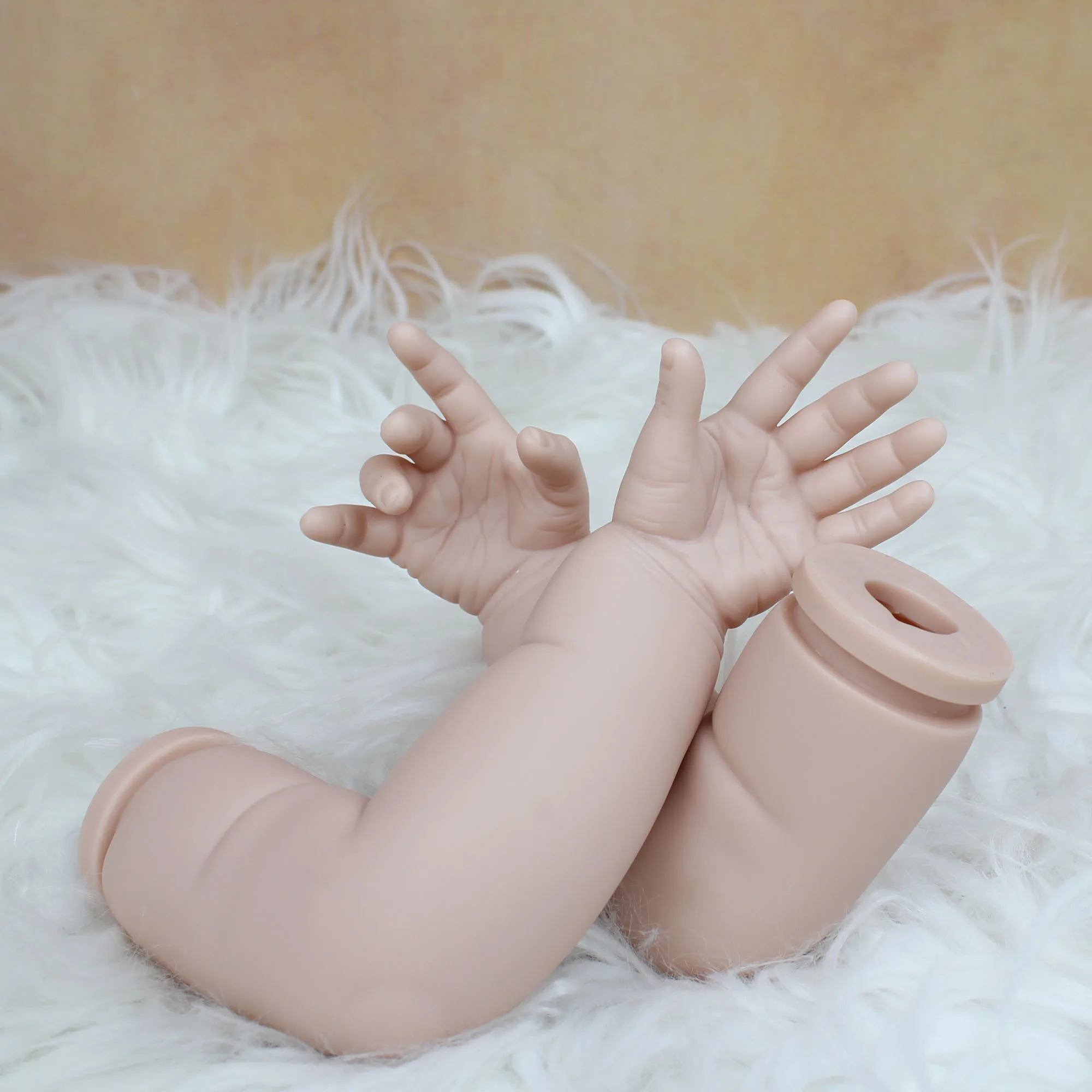 24 Inch Reborn Baby Accessoires DIY Erin Blank Kit 60 CM Prinses Peuter Frisse Kleur Soft Touch Onvoltooide Pop deel