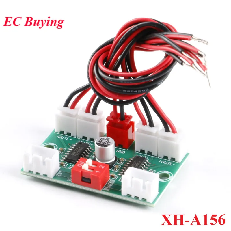 Mini PAM8403 Digital Audio Amplifier Board 4 Channels 3W*4 DC 5V Stereo Sound AMP XH-A156 with Cable For Speaker