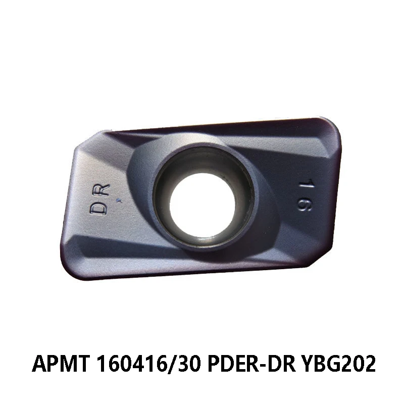 

100% Original APMT APMT160416PDER-DR APMT160430PDER-DR YBG202 Carbide Inserts Lathe Milling Cutter APMT160416 APMT160430 PDER