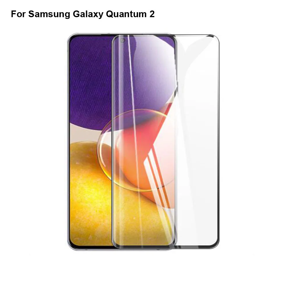 1PC Ultra-Thin screen protector Tempered Glass For Samsung Galaxy Quantum 2 full Screen protective Quantum2 Protecction