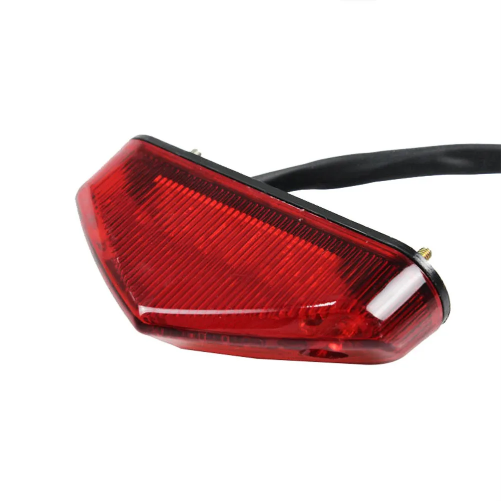 12V Moto coda fanale posteriore lampada fanale posteriore motore freno luci di arresto Moto indicatori di direzione per Honda Yamaha ATV Dirt Bike universale