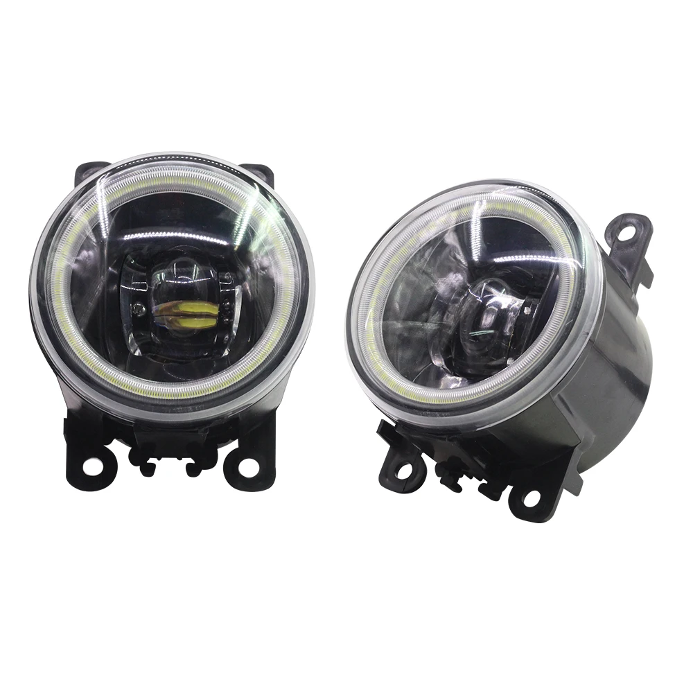 Car Fog light Assembly Angel Eye Daytime Running Lamp DRL 12V For Suzuki XL7 Swift SX4 Alto Splash Jimny Ignis Grand Vitara