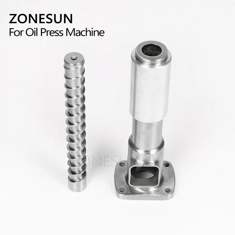 1 набор (винтовой вал + пресс-клетка) ZONESUN для OPM-01, автоматический небольшой пресс для отжима масла из нержавеющей стали, холодный пресс, горяч...