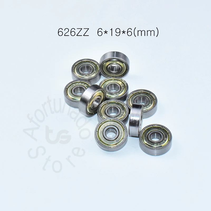 

Carbon steel 10pieces bearing 626zz 6*19*6(mm) metal Sealed High speed Mechanical equipment parts