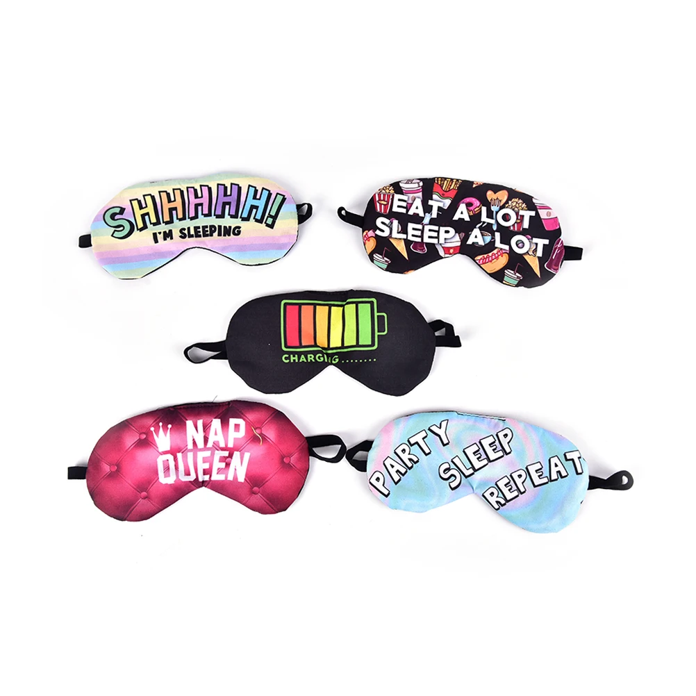 1PC Women Girls Sleep Mask Rest Travel Relax Sleeping Aid Blindfold Cover Eye Patch Sleeping Mask 3D Eye Mask Case Sleep Rest