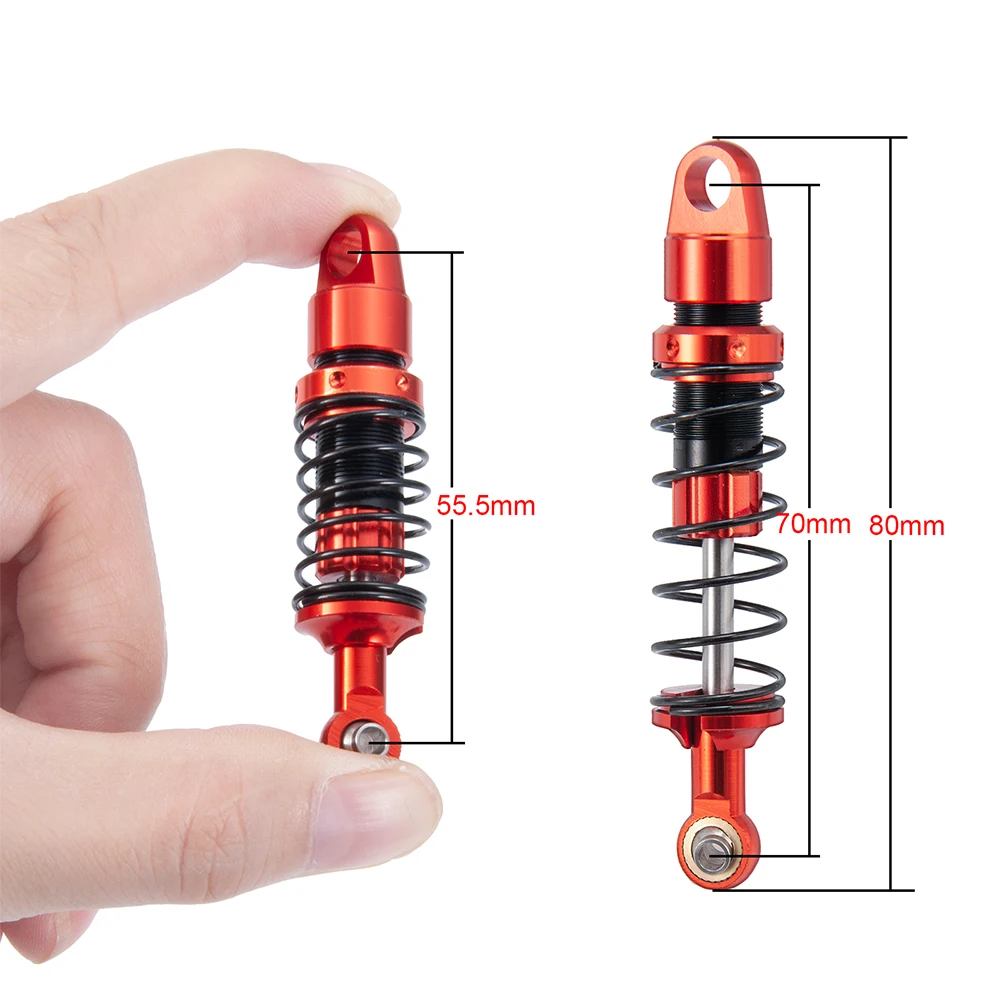 AXSPEED RC Auto Cantilever Suspension Shock Kit für 1/10 RC Crawler Axial SCX10 90047 90046 TRX4 4WD Upgrade Teile – Detail 14
