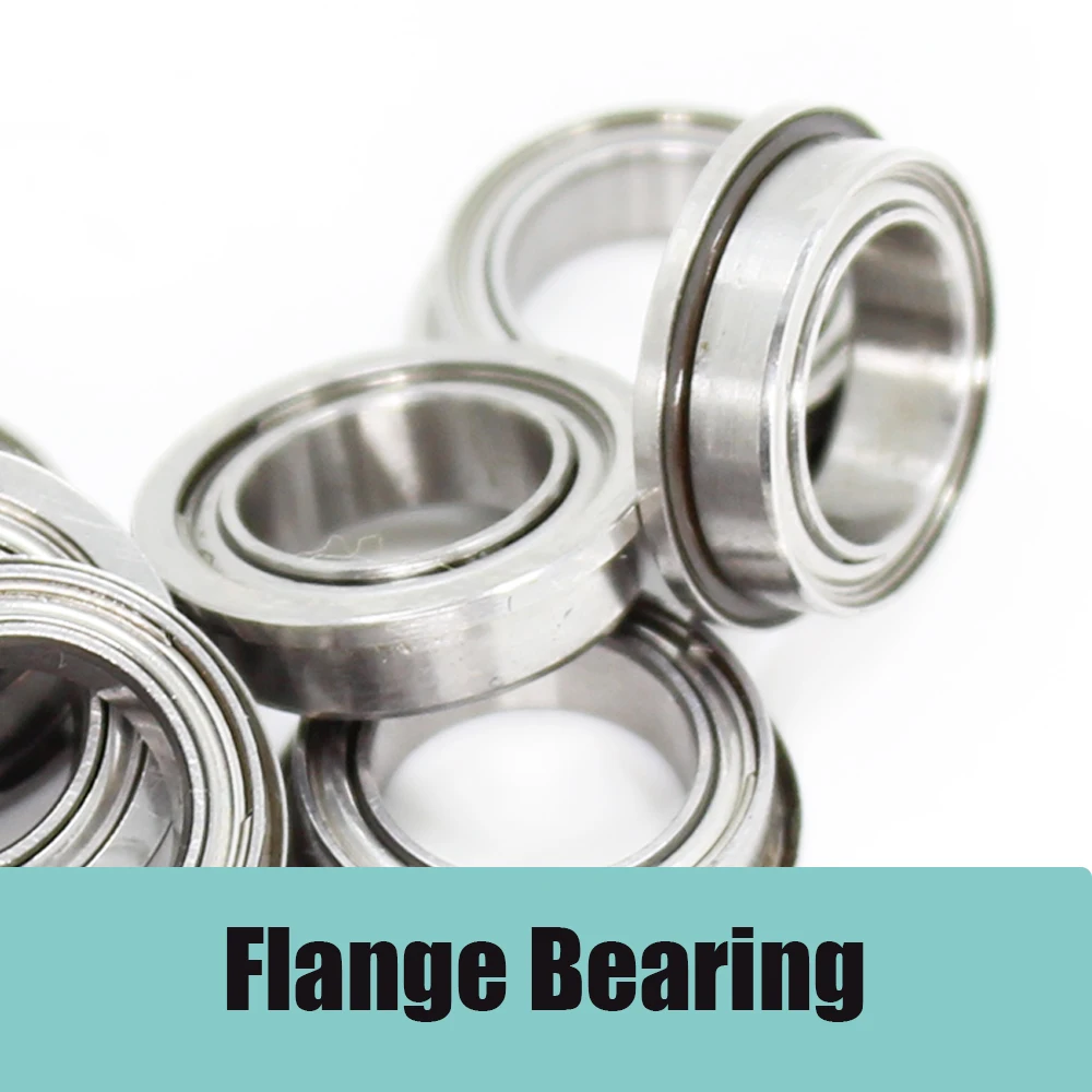 F626ZZ Flange Bearing 6x19x6 mm ABEC-1 10PCS Flanged F626 Z ZZ Ball Bearings