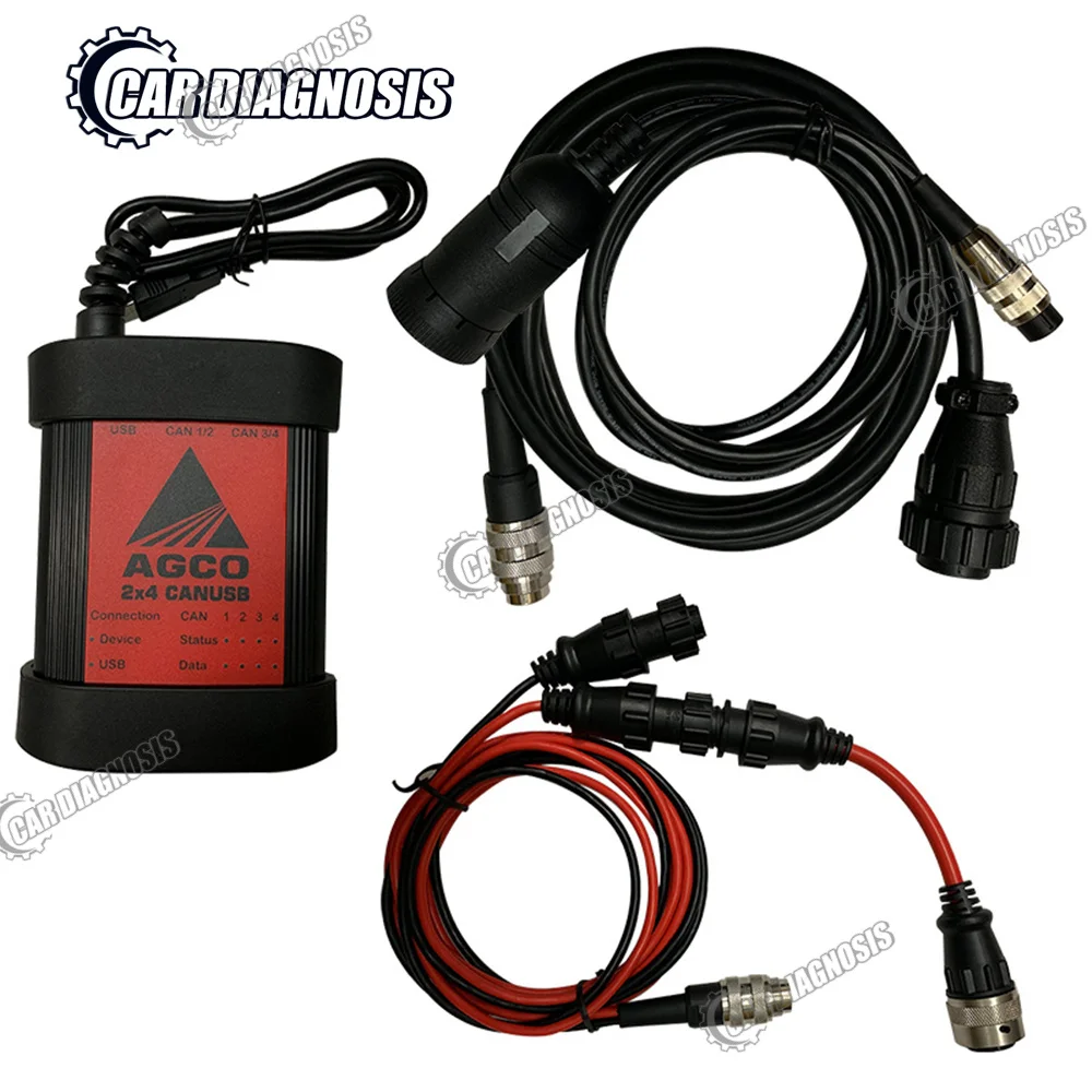 CANUSB Interface For AGCO Diagnostic kit FOR AGCO CANBUS FENDT FenDias Massey Ferguson for AGCO SISU Power WinEEM4 Service Tool