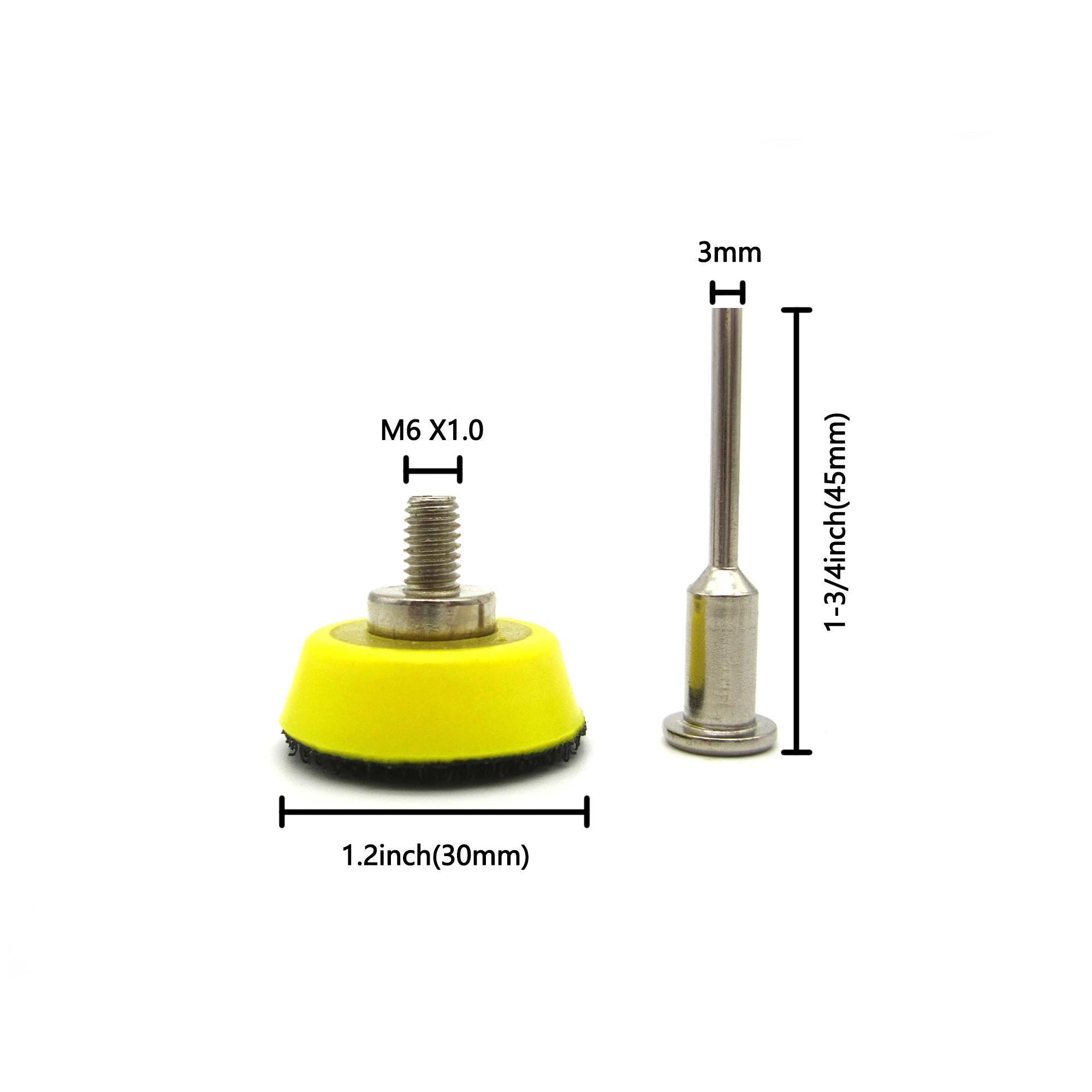 1,2 inch 30mm Haken & Loop Sander Sichern Pad Schleif Pad Rotary Schleifen Disc Saugnapf Pad Polieren Schleifen Schleif werkzeuge