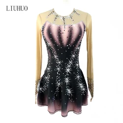 2020 new design Girls dance wear Skating dance costumes Ice Skate Dresses training costumes