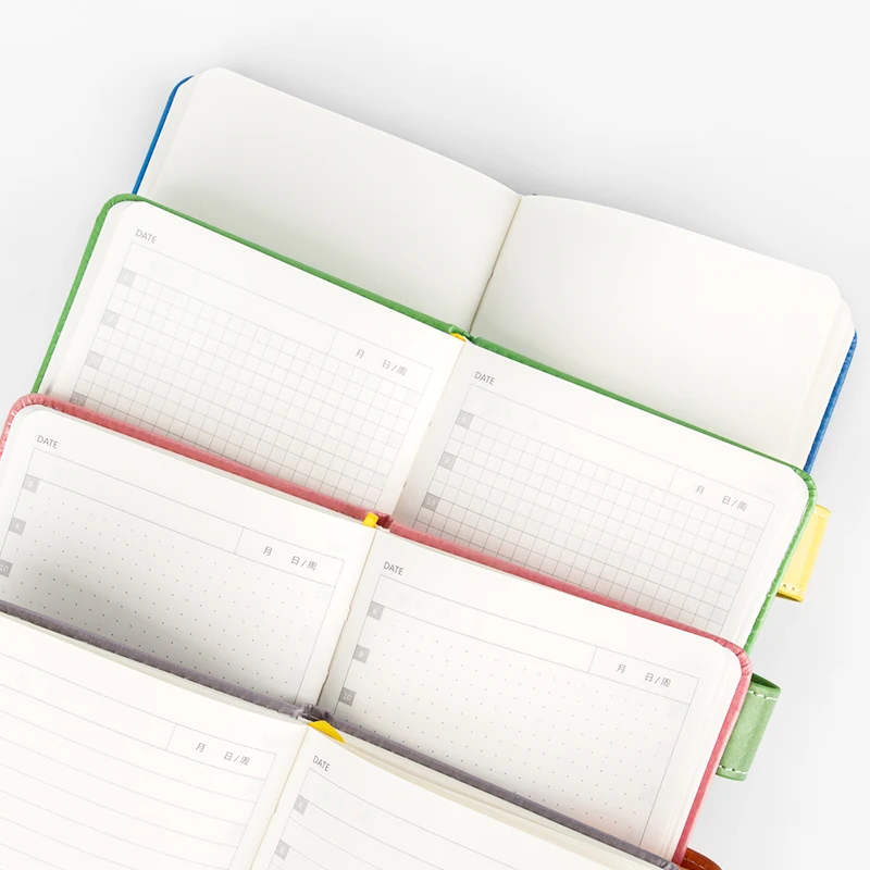 دفتر ملاحظات جلدي من جوانجبو, مفكرة مصنوعة من الجلد بتصميم كرتوني لطيف للفتيات ، مناسبة كدفتر ملاحظات للطلاب والتسجيل المكتبي ، مع مشبك مغناطيسي ، يمكن حملها