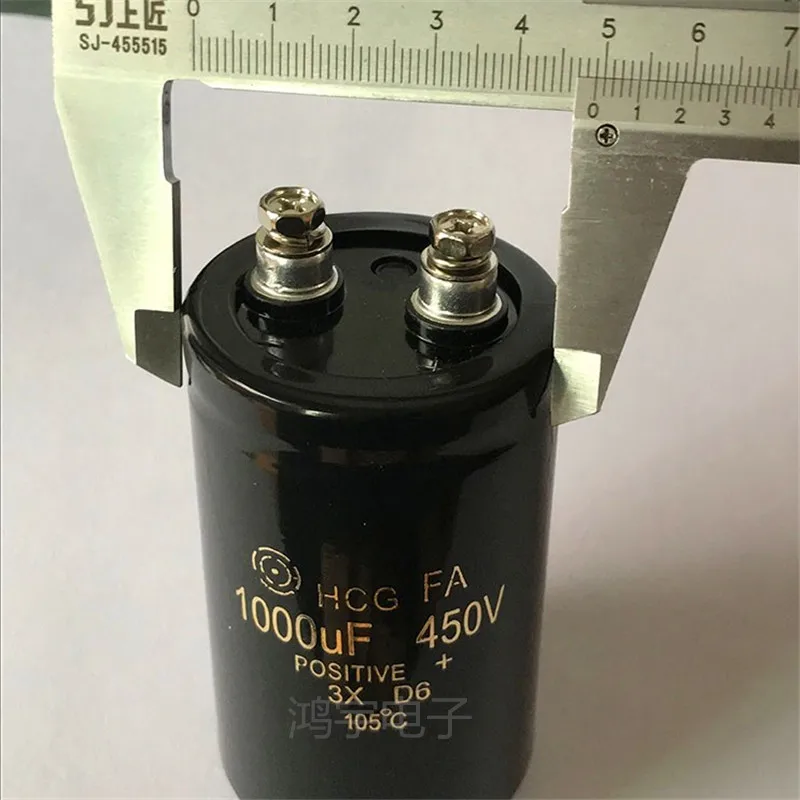 Kapasitor Khusus Ultrasonik 450V 1000UF Mesin Masker Tempat Mesin Las Kapasitor Elektrolit Kepala Sekrup