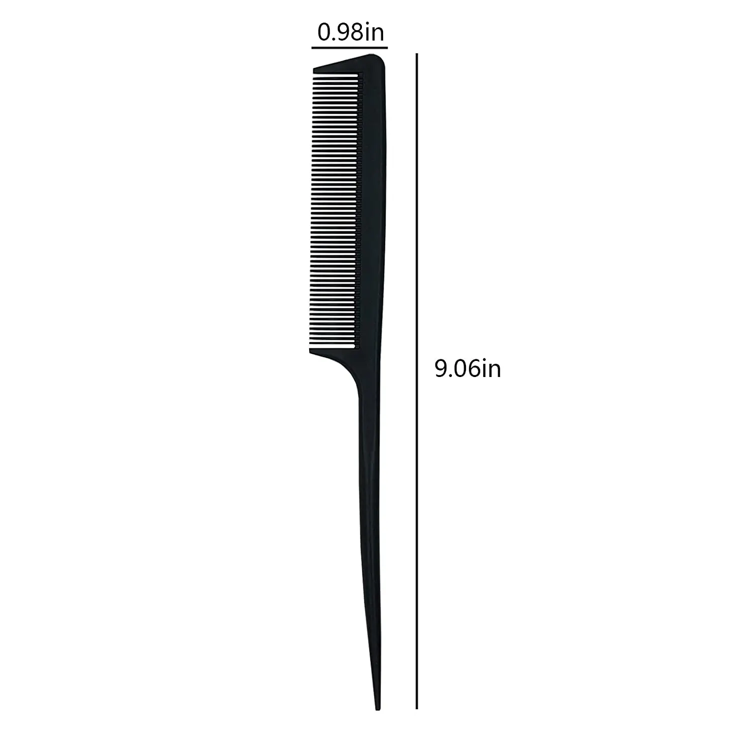 3 Pack Tail Combs Styling Comb Brush Carbon Fiber Anti Static Styling Tail Comb and  Heat Resistant Tail Comb for All Hair Types