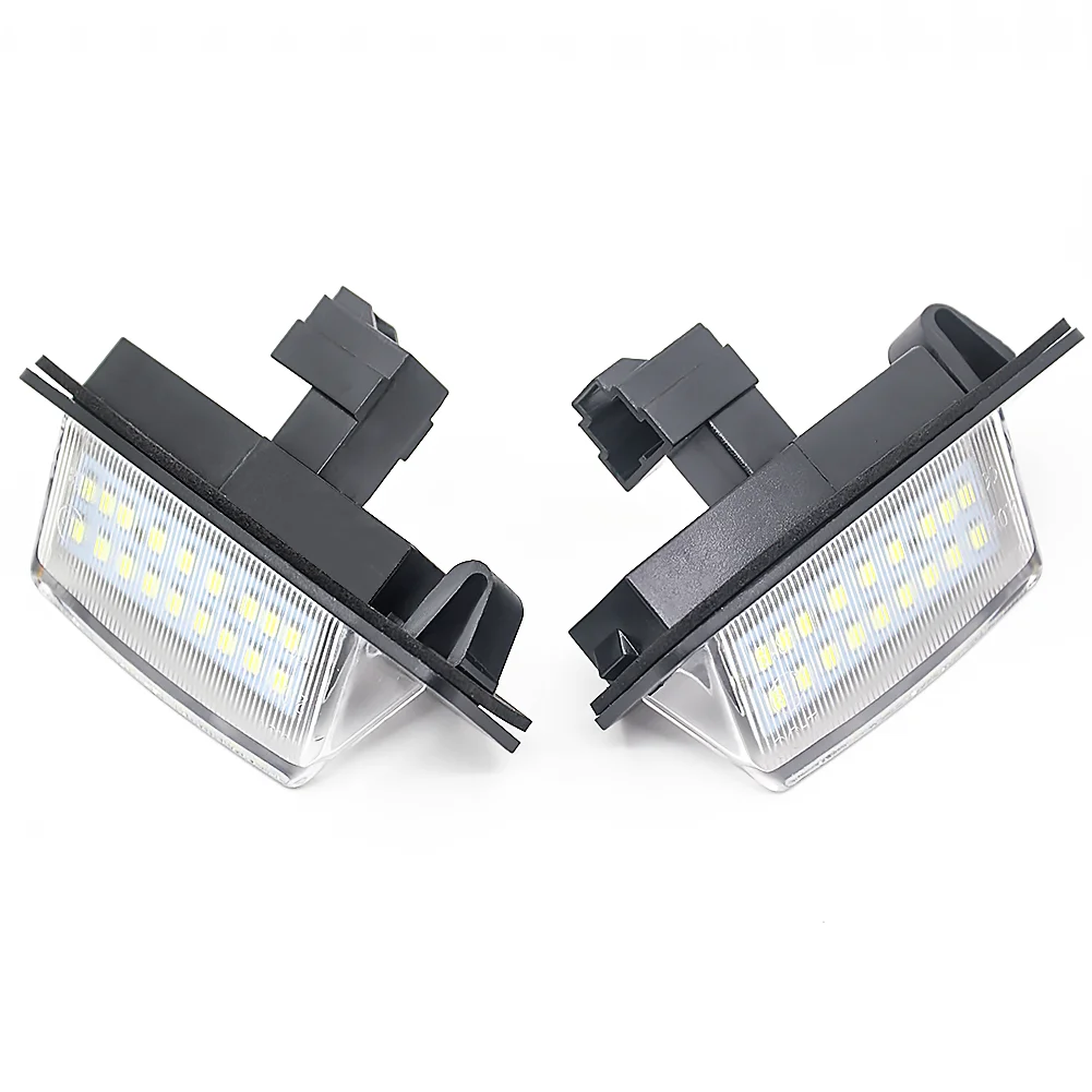 Car LED number License Plate Lights lamps For Mitsubishi OUTLANDER XL(CW) 2006-2012 For Lancer Sportback 2008~2012