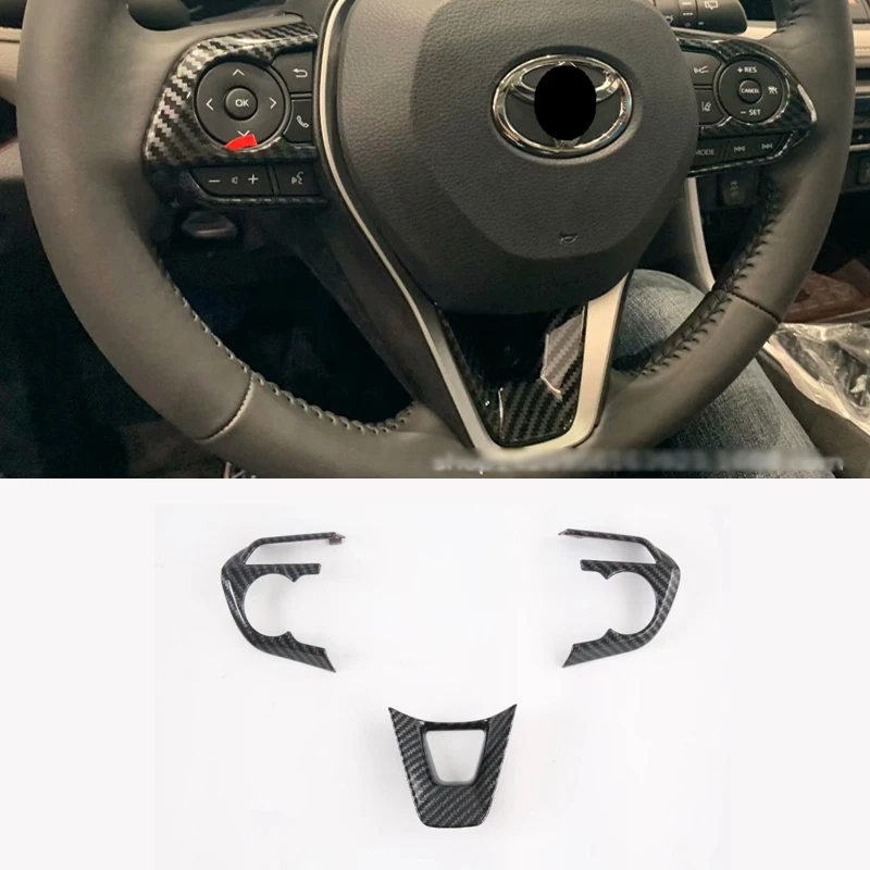 Car Steering Wheel Decoration Cover Trim Frame Sticker for Toyota Allion 2021 Accessories