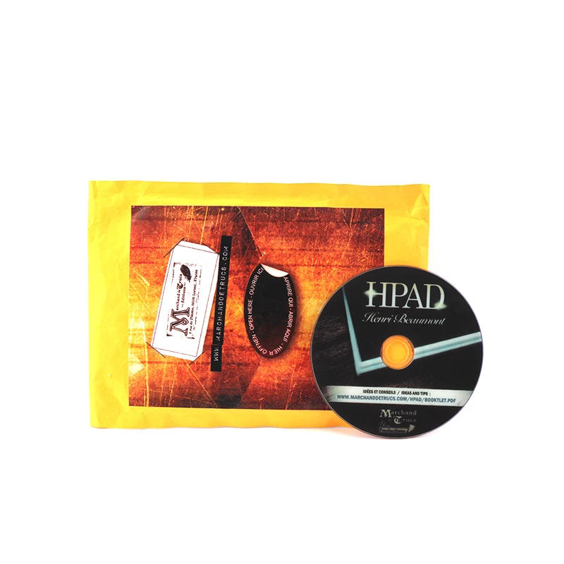 HPad بواسطة Henri Beaumont (DVD مع وسيلة للتحايل) خدعة سحرية A7 دفتر الدعائم السحرية عن قرب مرحلة الشارع العقلية السحرية