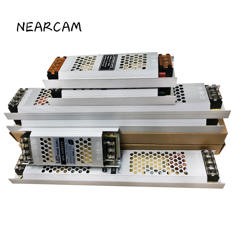 

NEARCAM home improvement ultra-thin 12V/24V switching power supply transformer12W-360W various models of LED light power adapte