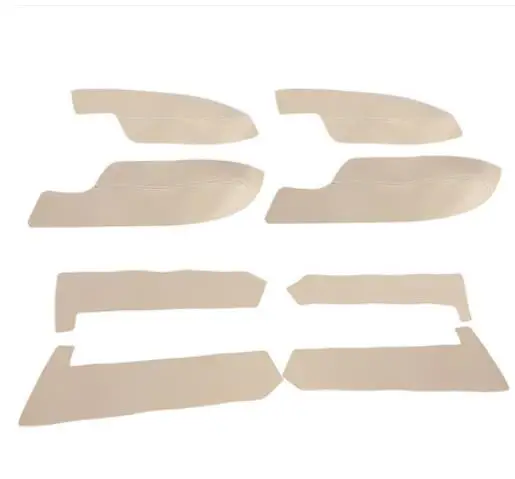For Toyota Land Cruiser 200 (2008-2020) Microfiber Door Panel Armrest Leather Protective Cover with Mount Fittings car interior
