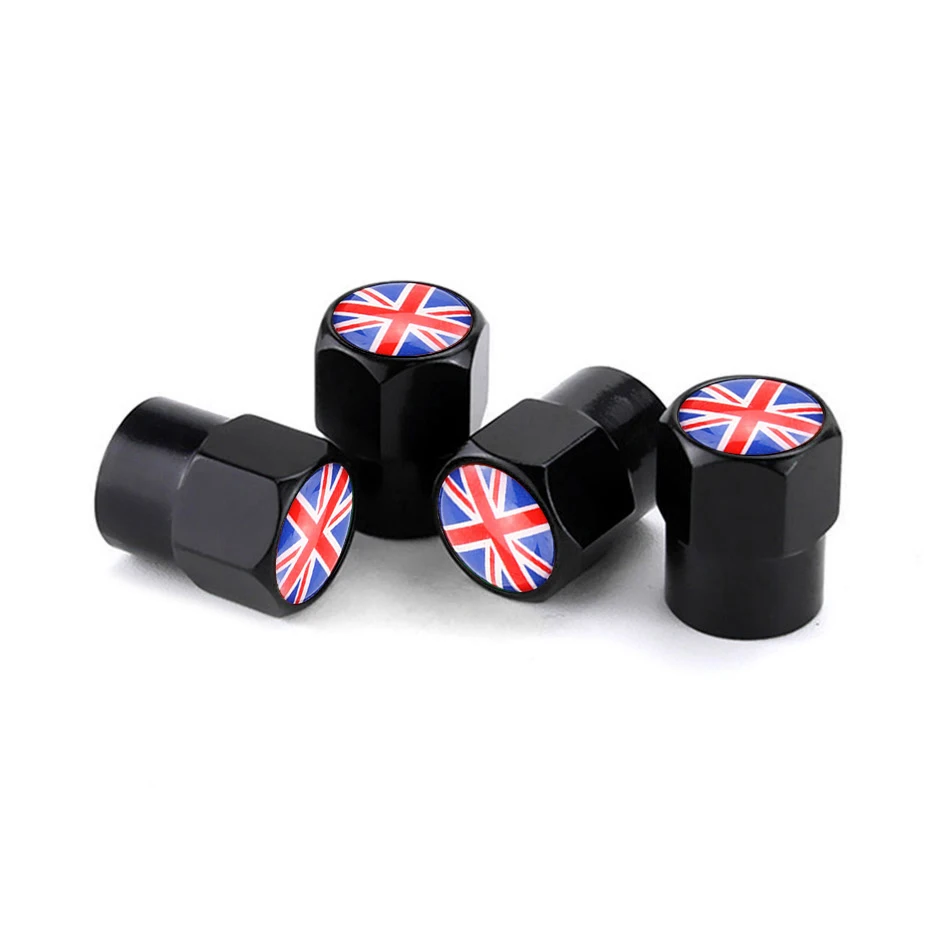 Mini Hexagon Car Valve Cap Wheel Tire Valve Caps Cover With Auto Emblem For Mini Cooper Accessories R56 R53 R50 F56 Car Styling