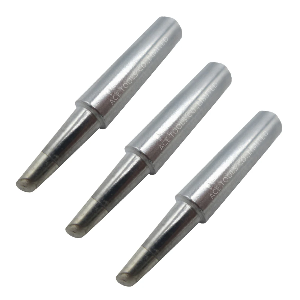 T18-C3 Ujung Solder Bevel 3Mm 0.118 "Cocok HAKKO FX-888 FX-888D FX-8801 FX-600 Memimpin Gratis Besi Mata Nozzle Las Pegangan Pensil