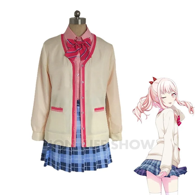 

Project Sekai Colorful Stage Feat Akiyama Mizuki School Uniform Outfits Anime Customize Cosplay Costumes Wig