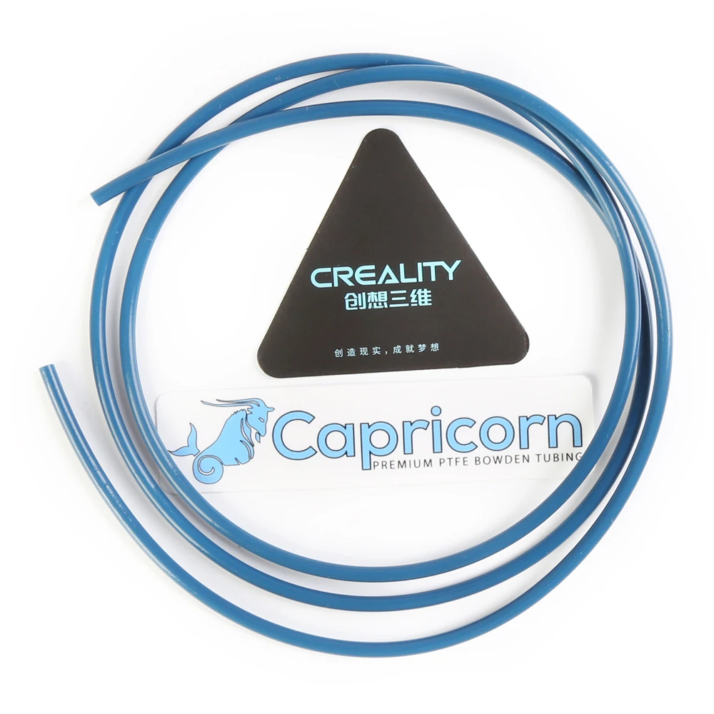 Creality Capricorn Bowden PTFE 튜브 XS 시리즈 2M 튜브 퀵 피팅, 공압 피팅 푸시 1.75mm 필라멘트 3D 프린터 부품, 1 개