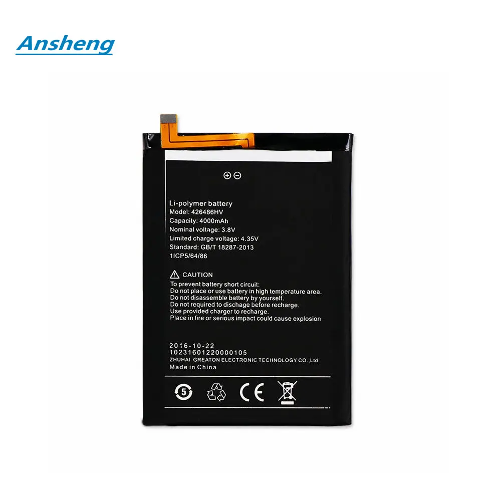 High Quality 4000mAh 426486HV Battery For Umi Plus E For Innjoo Pro 2 Smart phone