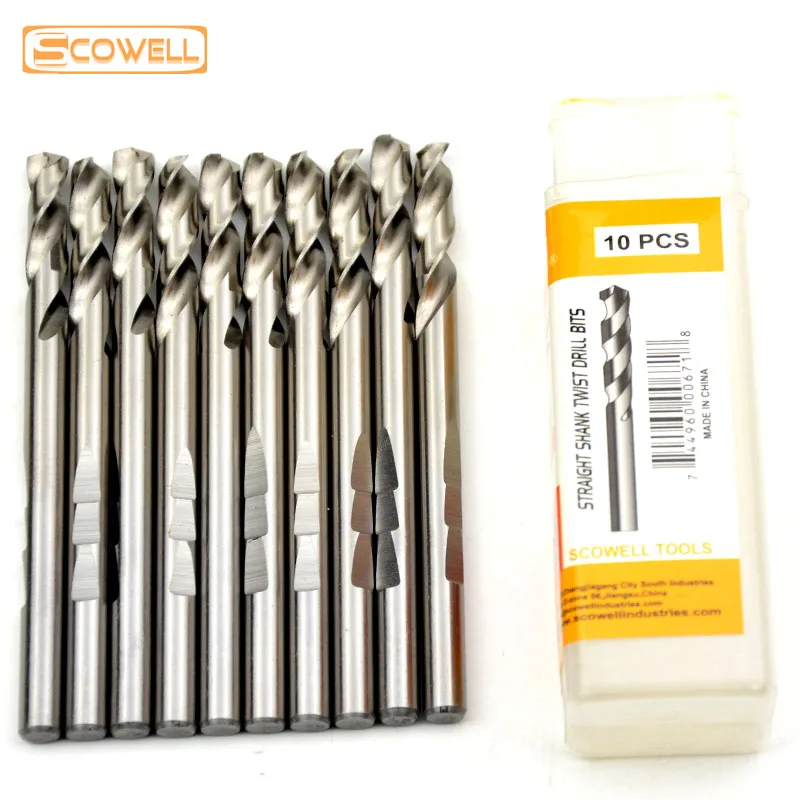 Imagem -06 - Broca Hss Pilot para Hole Saw Mandril de Mandril Perfuração Central Peças Faça Você Mesmo Tools Haste Fresada 10 Pack 6.35x103 mm 6.35x72 mm 4341