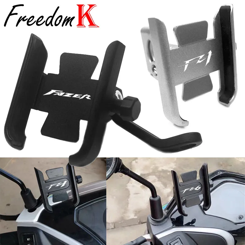 Motorcycle Phone Holder Accessories FIT For FZ1 FZ6 FZ8 FAZER FZ1N FZ1S FZ6S FZ8N High Quality  Aluminum Mobile Stand Holder