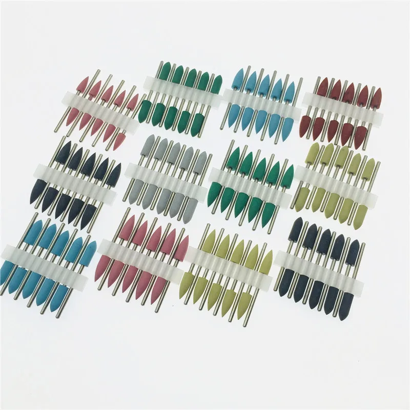 

120pcs Silicone Rubber Resin burs Polishing Grinding Bur Teeth whitening Teeth Polishing Jewelry Buffing