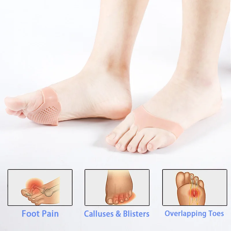 Silicone Padded Forefoot Insoles Honeycomb High Heel Shoes Pad Gel Insoles Breathable Health Care Massage insoles for feet