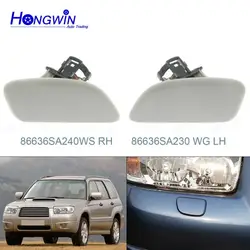 Headlight Washer Nozzle Cover For Subaru For Forester 2005 2006 2007 2008 Unpainted Front Bumper Headlamp Sprayer 86636-SA230