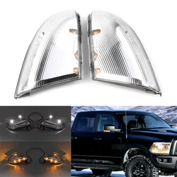 Car Left  Right Rearview Mirror LED Turn Signal Light Lamps For Dodge Ram 1500 2500 2010 2011 2012 2013 2014 2015 2016 2017 2018