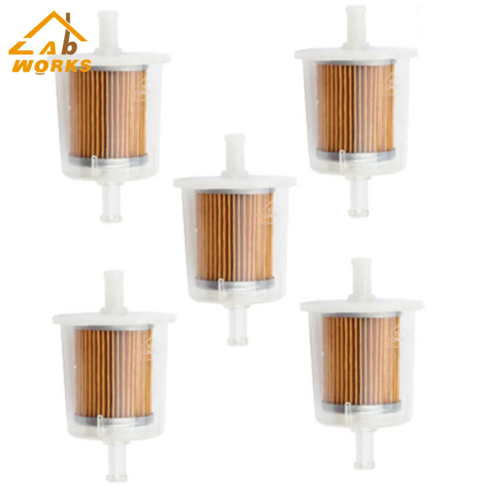 5x Fuel Filter For Kubota 12581-43012 12581-43010 12691-43010 13351-43010 5/16